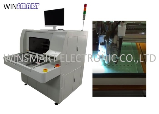 Pemosisian CCD Otomatis Mesin PCB CNC Router Top Cutting Vacuum Cleaner
