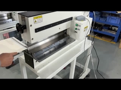 Aluminium V Cut PCB Separator Max Cutting Length Disesuaikan Minimalkan Kecepatan 0-400mm/S
