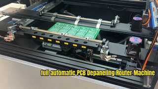 Mesin Router Depaneling PCBA PCB otomatis penuh dengan Pengumpulan Baki Otomatis