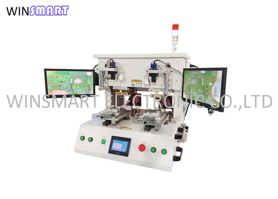 0.1mm Pitch Hot Bar Soldering Equipment Meja Kerja Berpisah Dua Kali