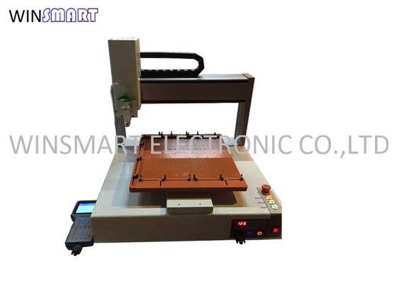 Beli 3 Axis Robotic SMD Red Glue Dispensing Machine 400x400mm Meja online manufacture