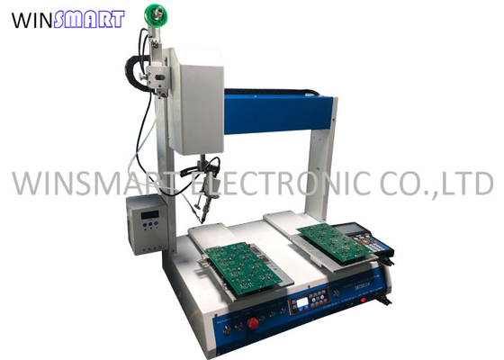 Pemanas PLC Kontrol 0,6-1,6mm Solder Wire Robot Mesin Soldering