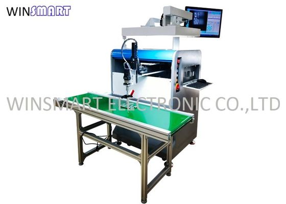 Kamera Besar Volume SMT Glue Dispensing Line Bekerja dengan Conveyor