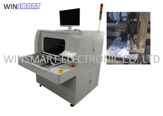 Berdiri Sendiri Mesin PCB Depaneling Router Pendingin Angin Dengan Dua Meja