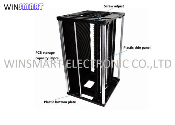 Rak penyimpanan pengisian PCB 355x320x563mm Rak majalah anti-statis SMT ESD