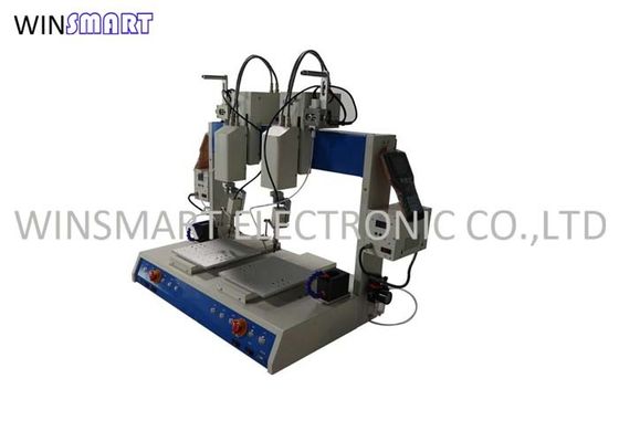 300W High Volume Dual Table Desktop Soldering Robot Untuk LED PCB Pengelasan