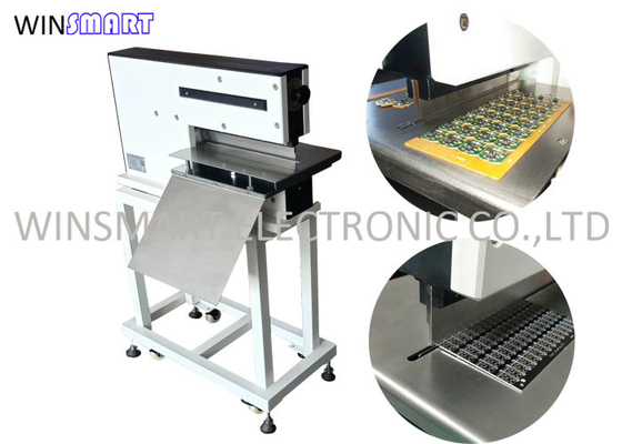 2 Linear Blades PCB V Cut Machine Pemotong PCB Memungkinkan Komponen Maksimal 70mm