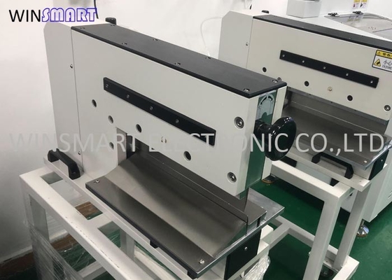 Pneumatic Footpedal Dioperasikan Mesin Pemotong Papan PCB untuk Jenis Skor V