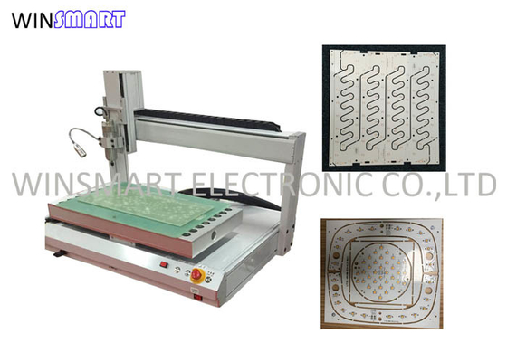 Harga yang bagus Benchtop Spindle Motor PCB Depaneling Router Machine 400x400mm on line