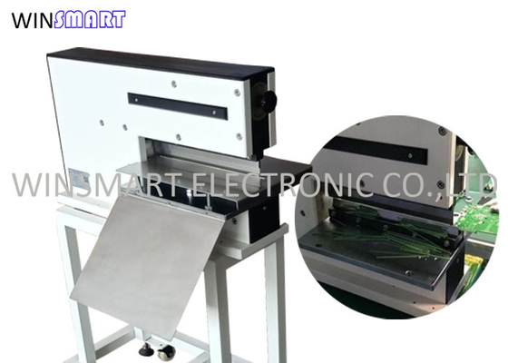 Harga yang bagus Cylinder Driven V Cut PCB Depaneling Machine Panjang Pemotongan 330mm on line