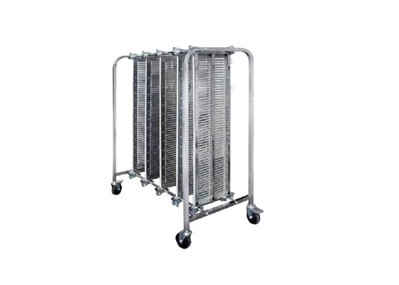 Harga yang bagus Storage Trolley Industrial ESD PCB Magazine Rack Keranjang Sirkulasi SMT on line