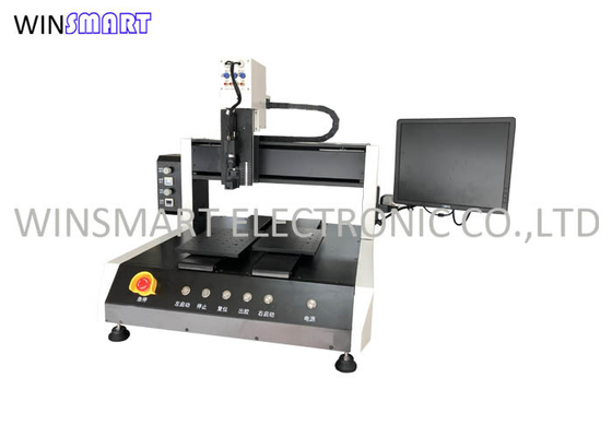 Harga yang bagus 14 Inch LCD Otomatis Dispenser Lem Panas Peralatan Pengeluaran Lem on line