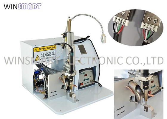 Harga yang bagus 0.6-1.6mm Solder Wire Wire Soldering Machine dengan Sistem Kontrol PLC on line