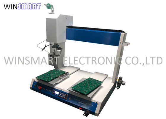 Harga yang bagus PLC dikendalikan 0.6-1.6mm Solder Wire Semi otomatis Robot Soldering on line