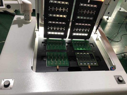 60000RPM SycoTec Spindle PCB Depaneling Router Machine Dengan Meja Tunggal