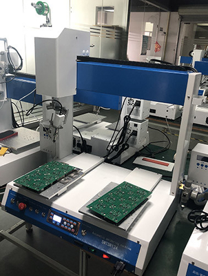 Harga yang bagus Mesin Pemanas PCB Otomatis dengan Meja Ganda 250x300mm 0,5S per Titik on line