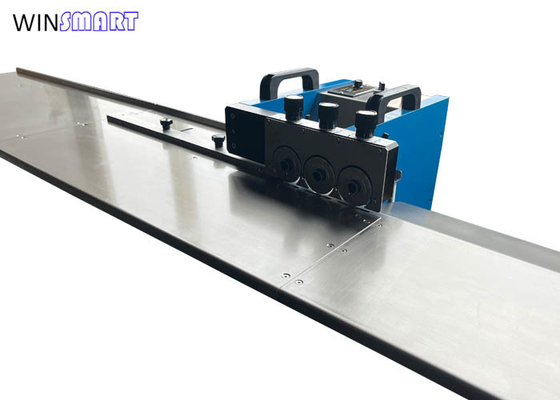 Harga yang bagus Mesin pemisah PCB multi-bladed LED dengan kecepatan yang dapat diatur untuk papan max 1200mm on line