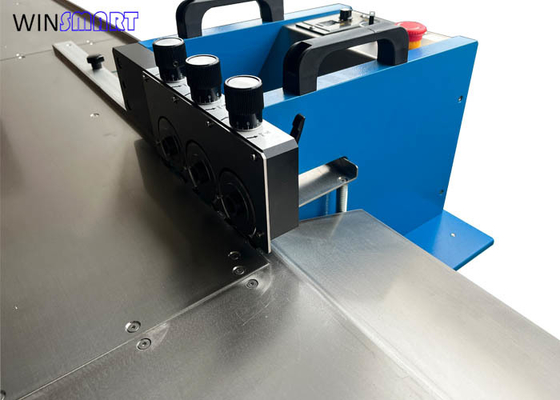 Harga yang bagus Mesin Pemisah PCB Aluminium 1200mm 3-grup dengan Kecepatan Potong yang Dapat Disesuaikan on line