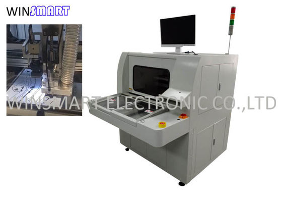 Dua Meja Geser Mesin PCB Depaneling Router Untuk Aluminium PCBA
