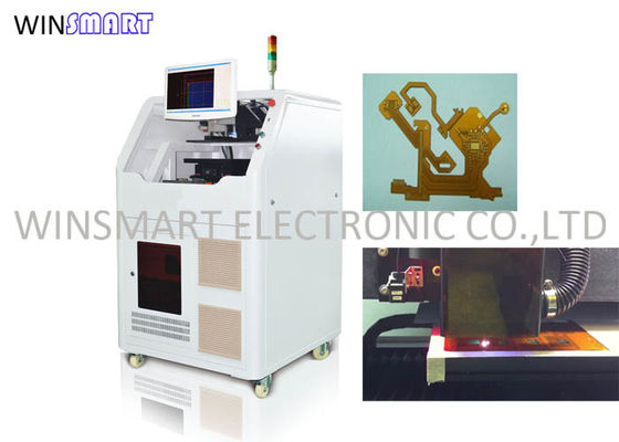 Ukuran Kecil 15W Tanpa Kontak UV Laser PCB Depanelizer Untuk Burr Free Cutting