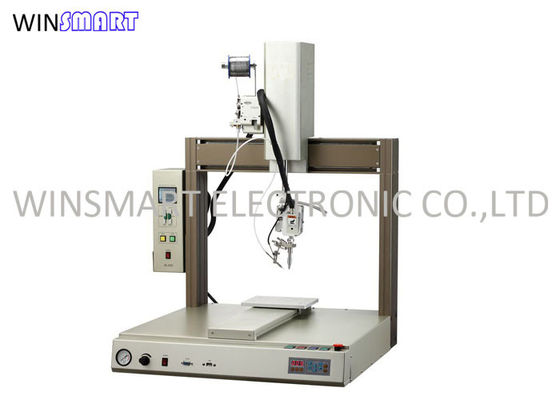 Harga yang bagus Mesin Solder Robot 0.4Mpa 3 Sumbu Dengan Motor Stepper on line