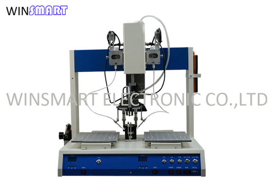 Mesin Solder Robot 50Hz 60Hz, Kepala Ganda Robot Solder Desktop