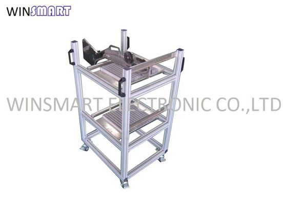 Harga yang bagus ESD Universal SMT Feeder Cart Aluminium Alloy Jenis Pengumpan SMT Untuk Jalur SMT on line